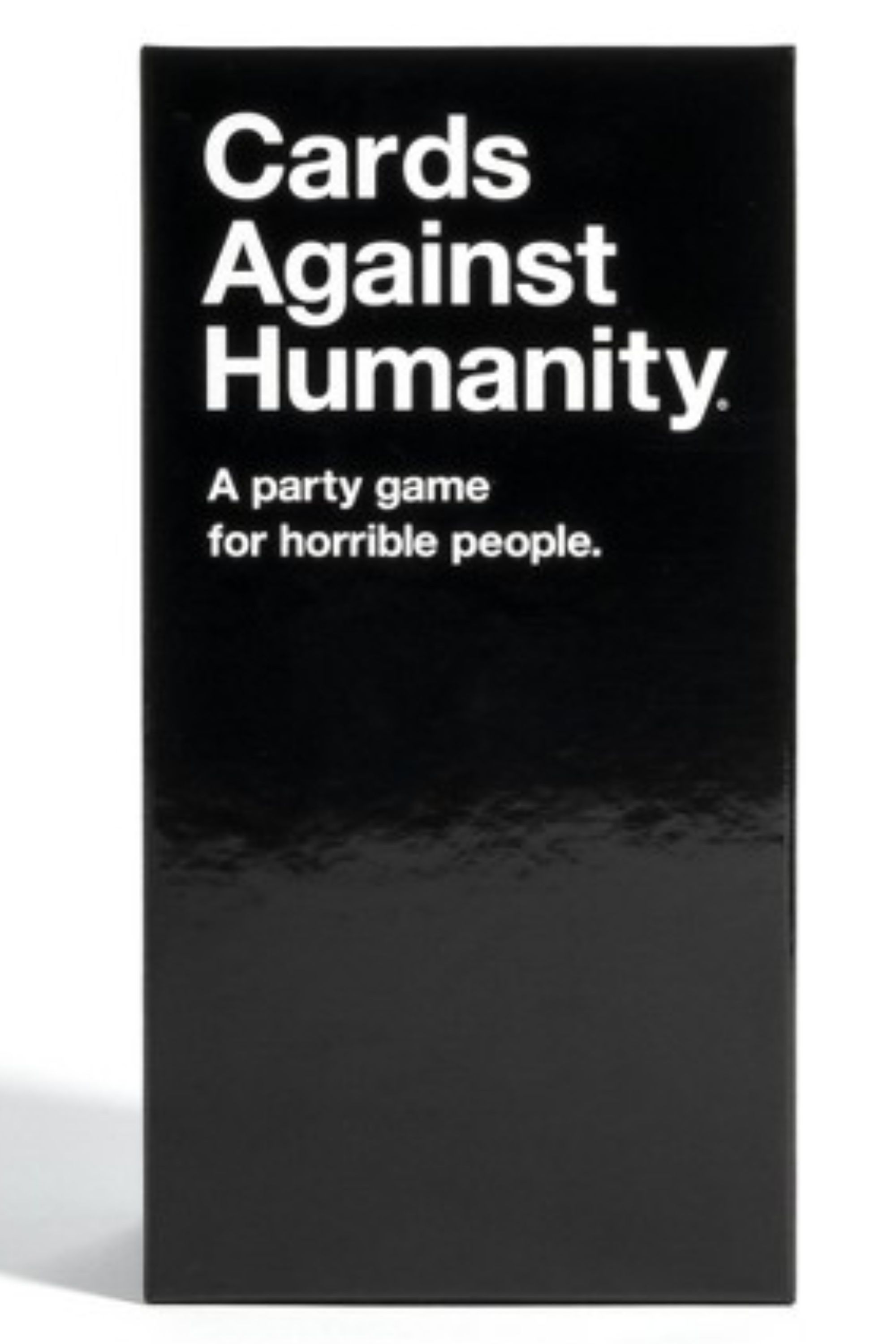 Kartenspielbox „Cards Against Humanity“.