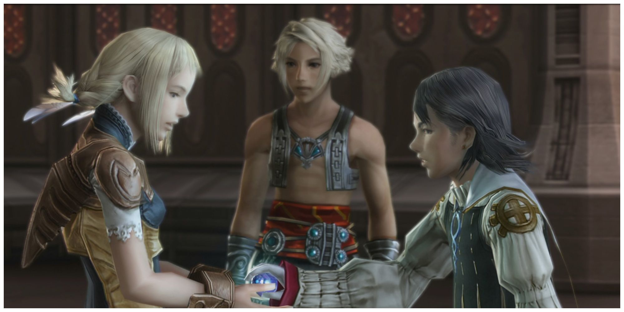 Vaan, Penelo, and Lamont in Final Fantasy XII: The Zodiac Age