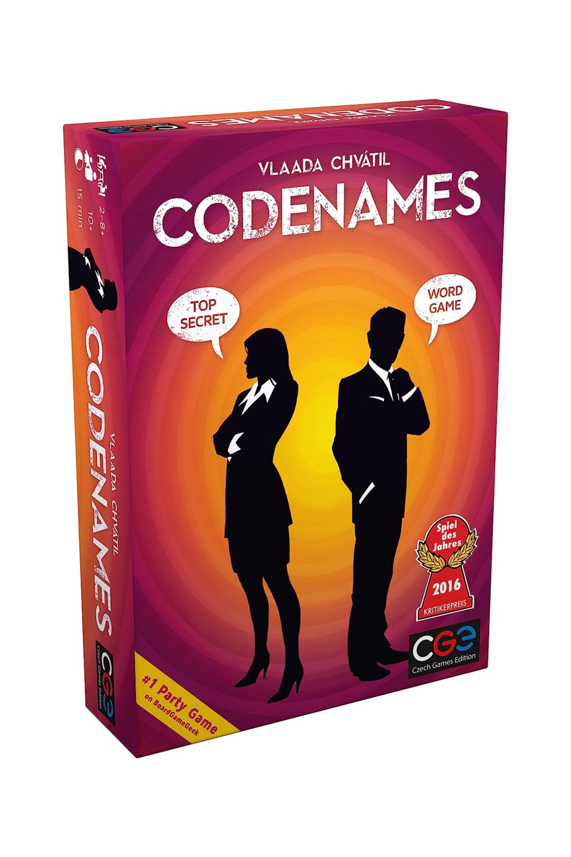 Codenames card game box