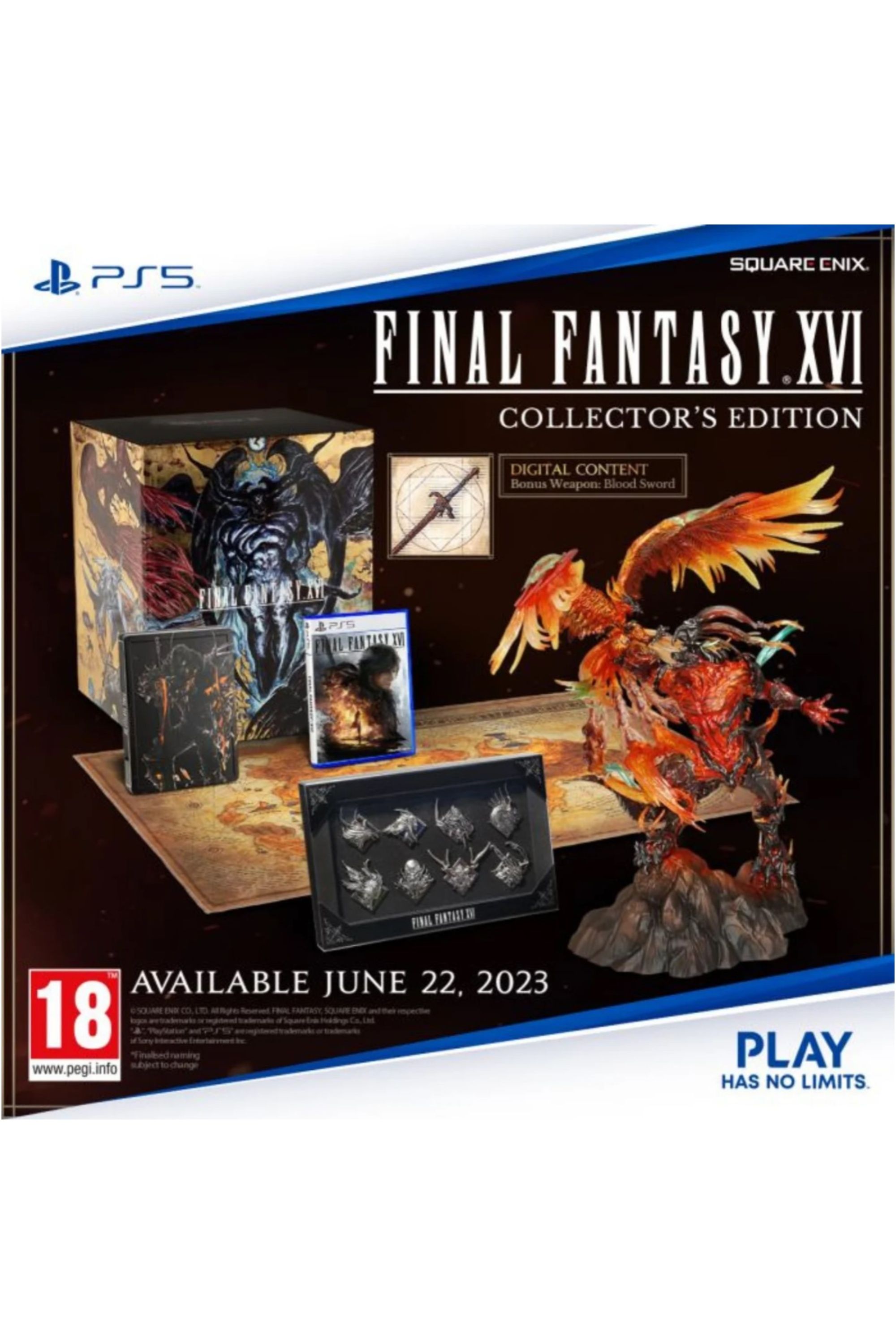 Final Fantasy 16: preordine  per Standard, Deluxe e bundle