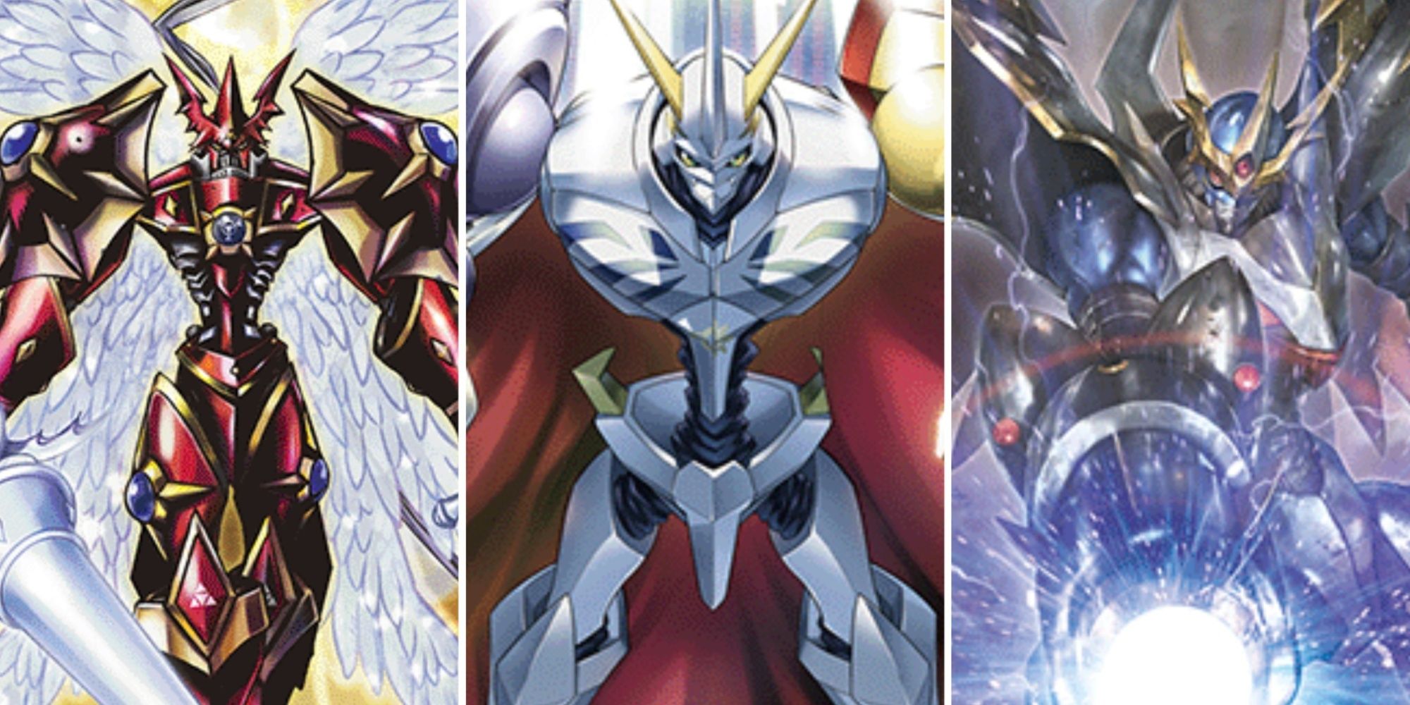 gallantmon crimson mode omnimon and imperialdramon fighter mode in featured image for most valuable promo cards digimon