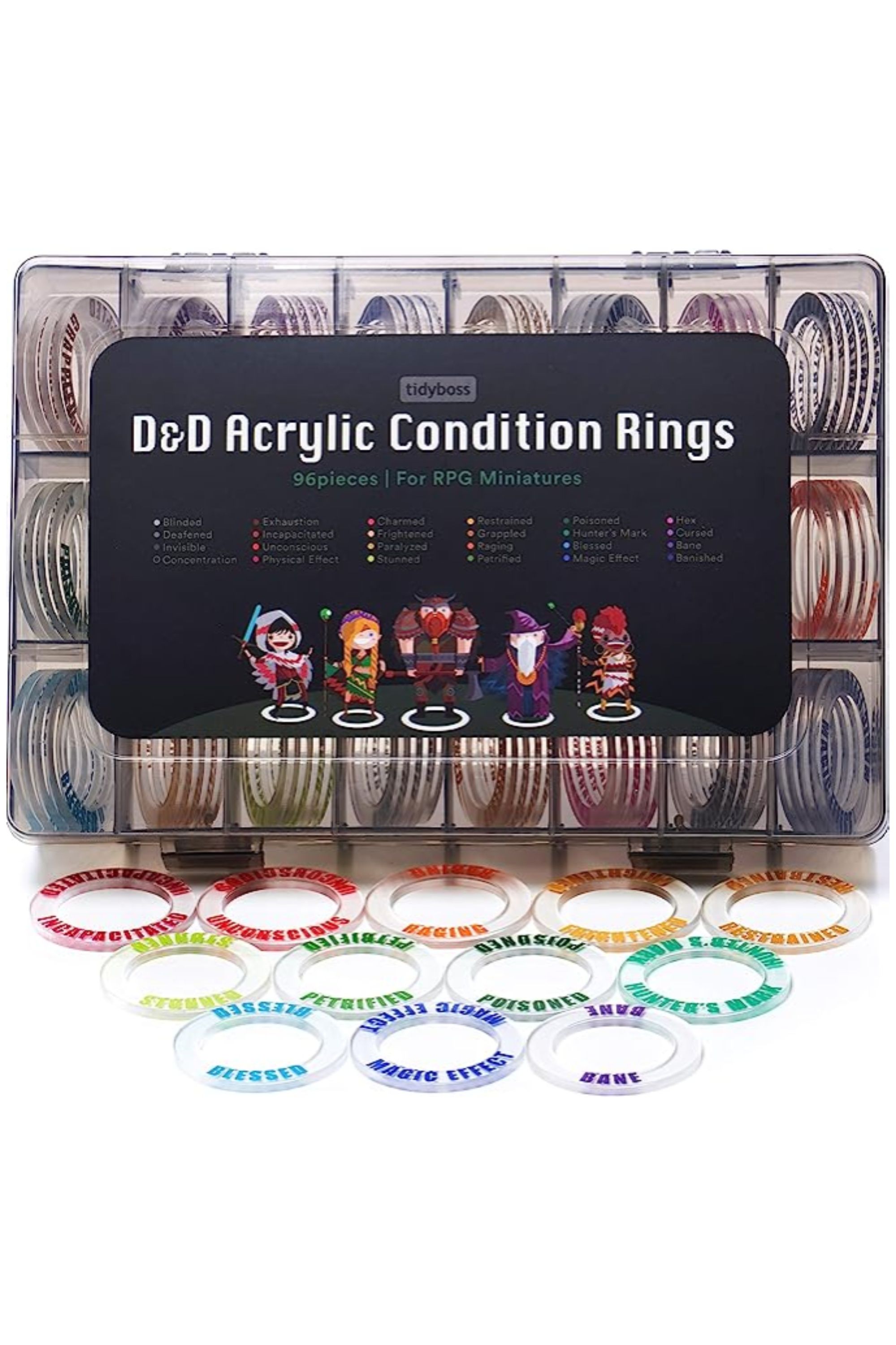 DND Acrylic Condition Rings