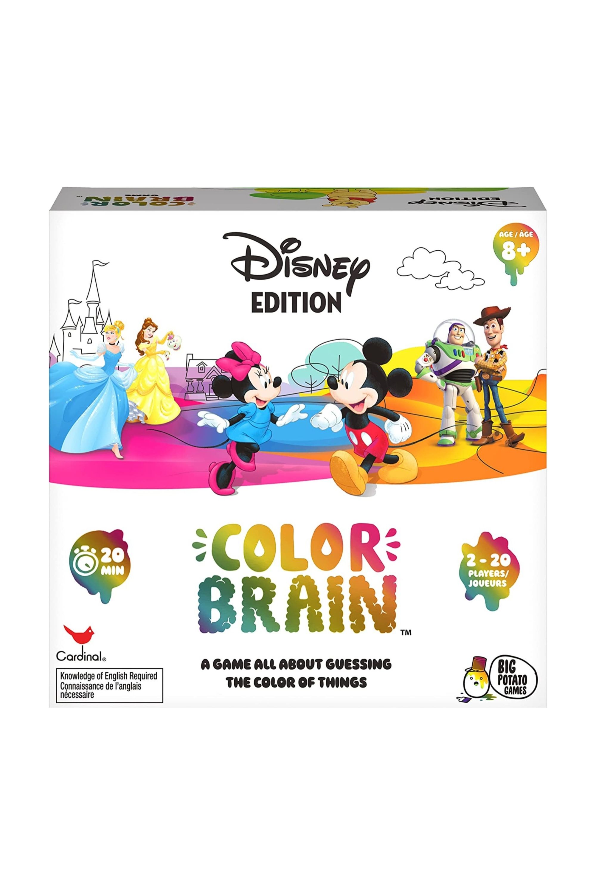 Colour Brain: Disney Edition board game box