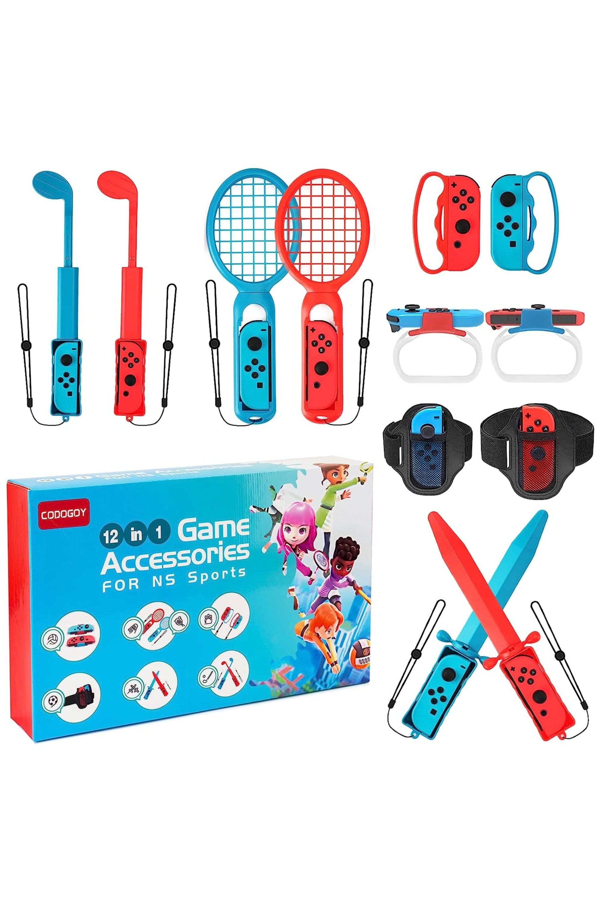 sports accessories pack for nintendo switch