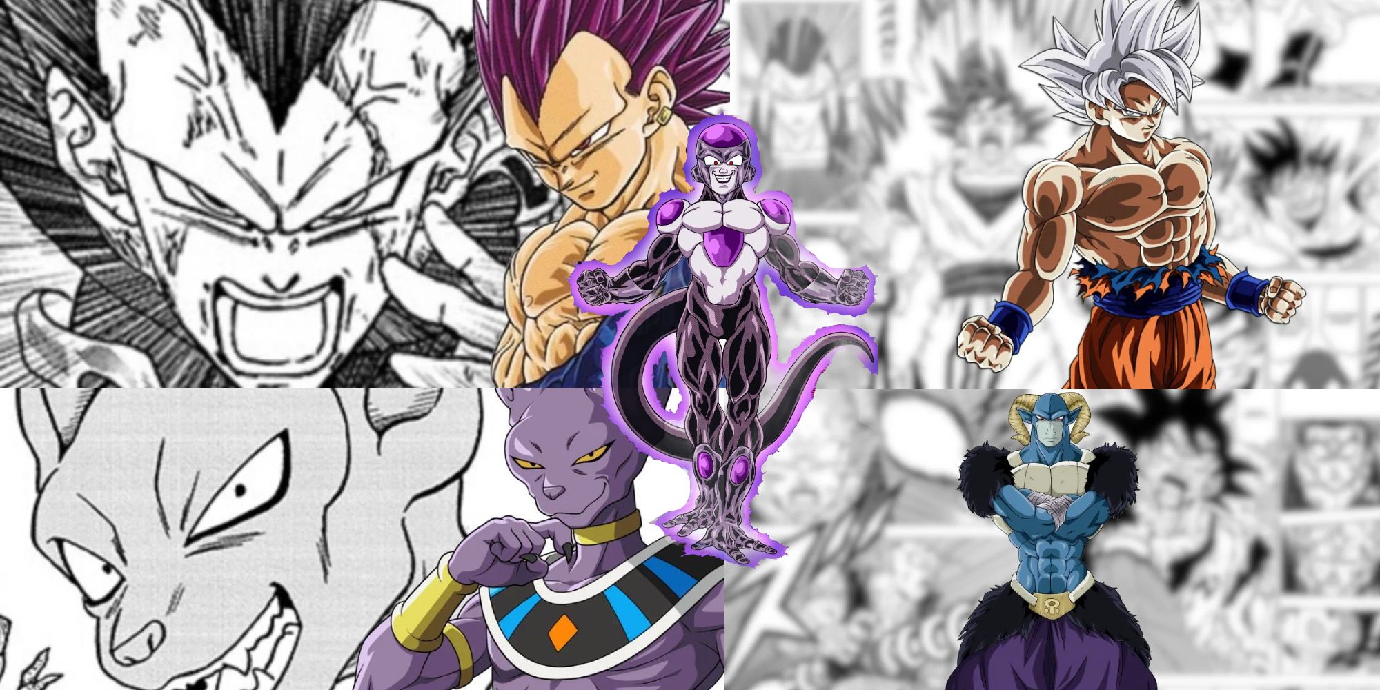Cover Image For Characters Stronger Than Black Frieza With UE Vegeta, Beyond UI Goku, Beerus, And Moro
