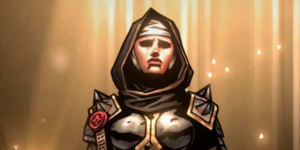The Vestal uses a Consecration in Darkest Dungeon 2