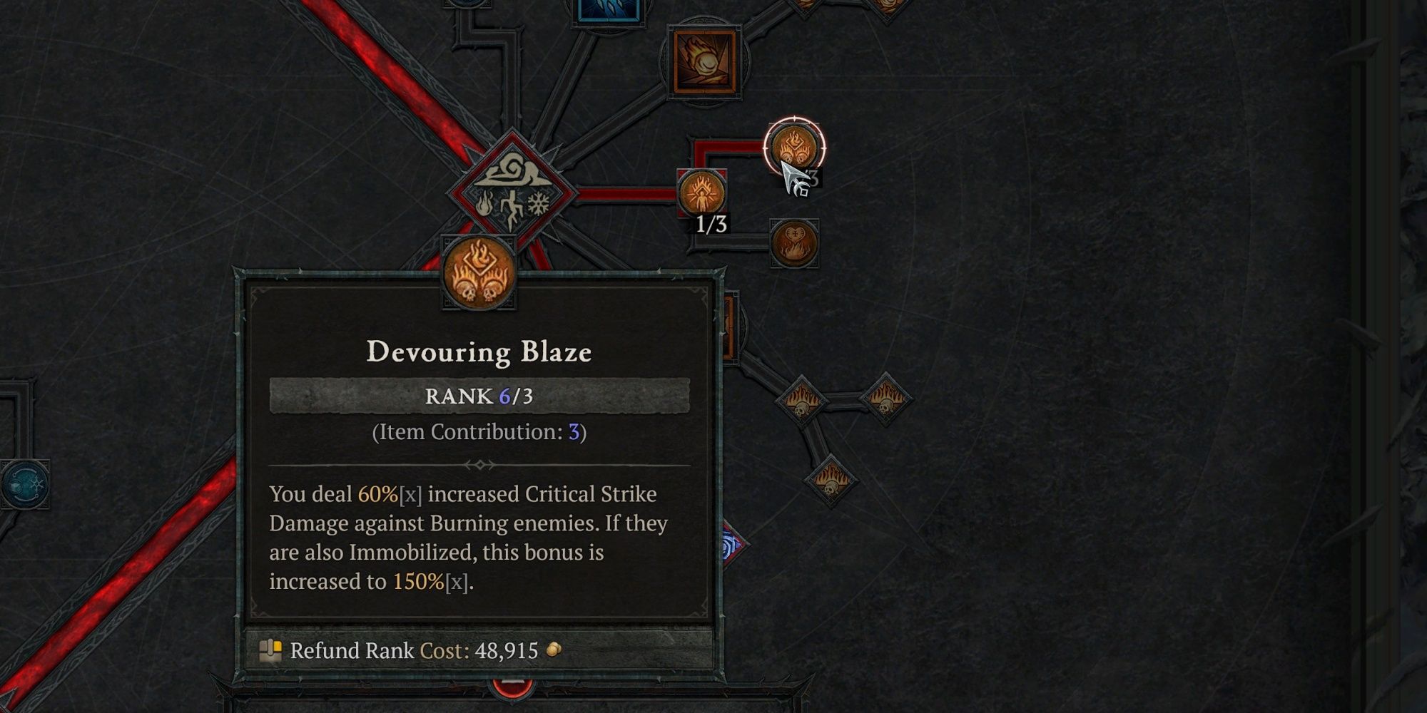 Diablo 4 Ball Lightning Build Devouring Blaze Passive