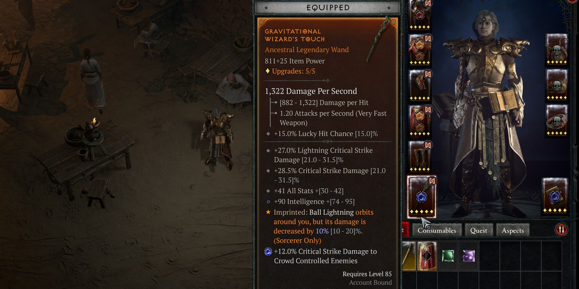 Diablo 4 Ball Lightning Build Legendary Staff