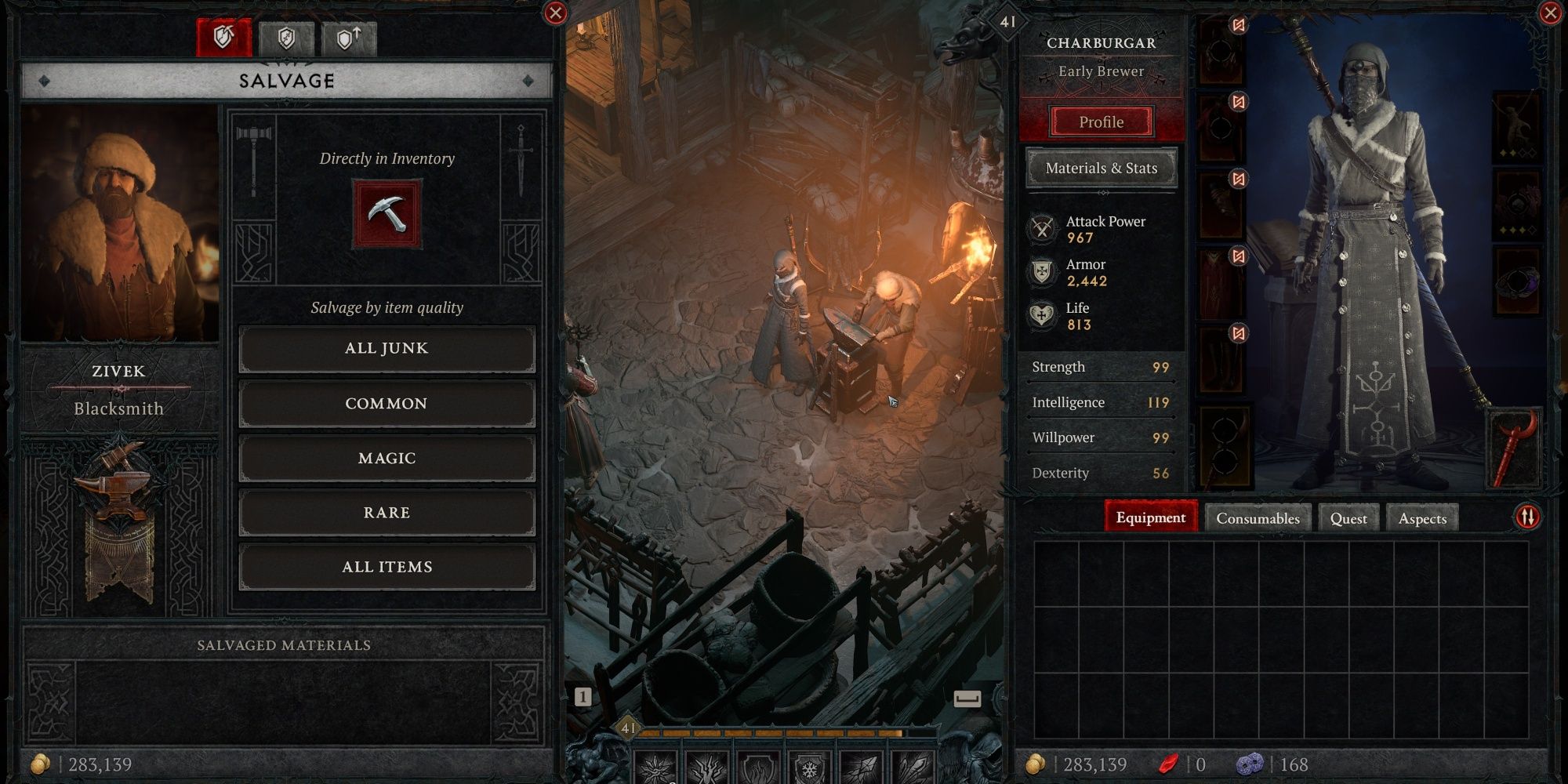 How To Salvage And Upgrade Items In Diablo 4