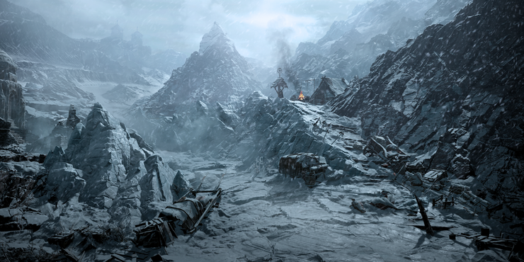Diablo 4 Fractured Peaks Loading Screen