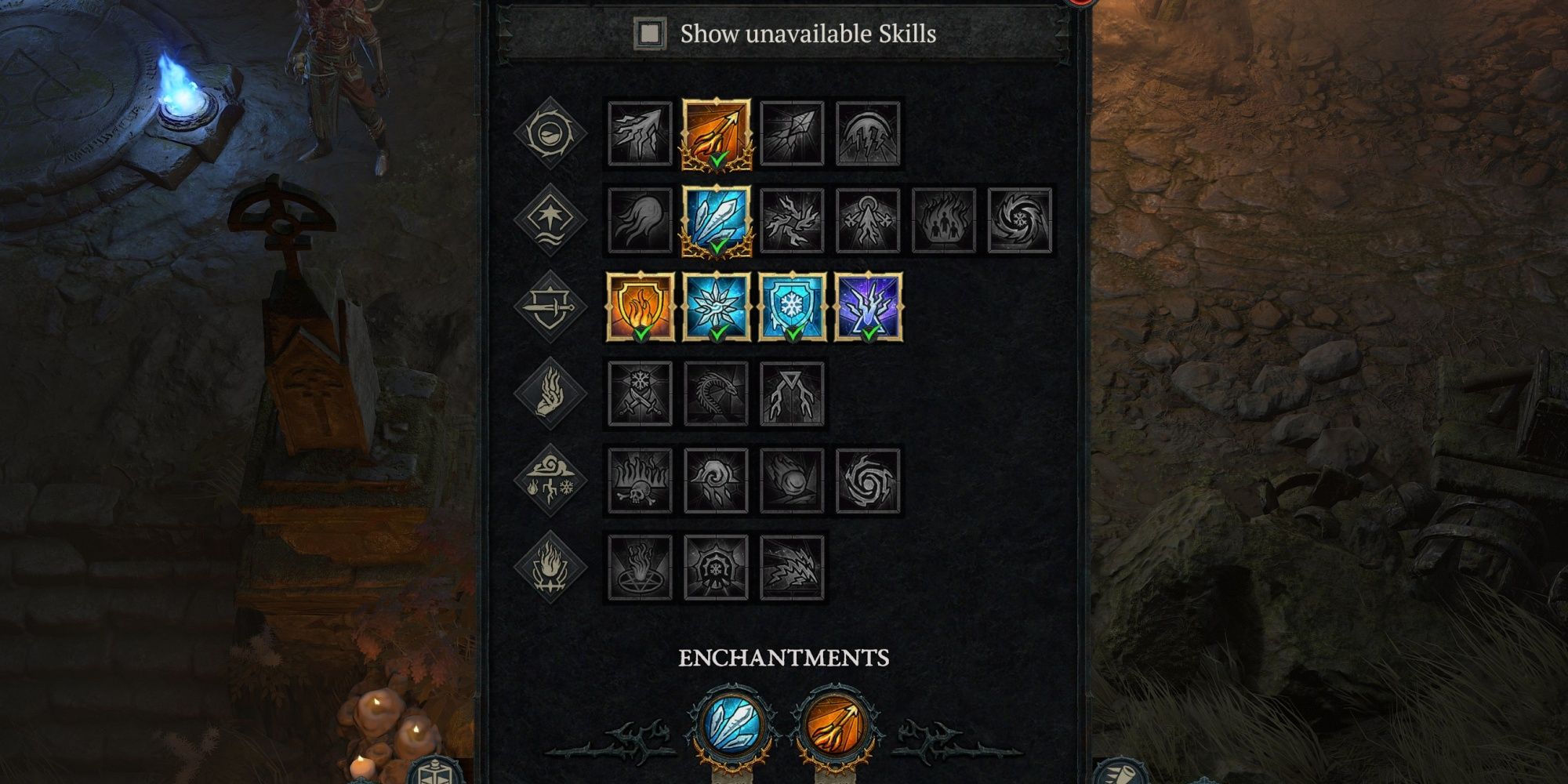 Diablo 4 Ice Shards Sorcerer Enchantments