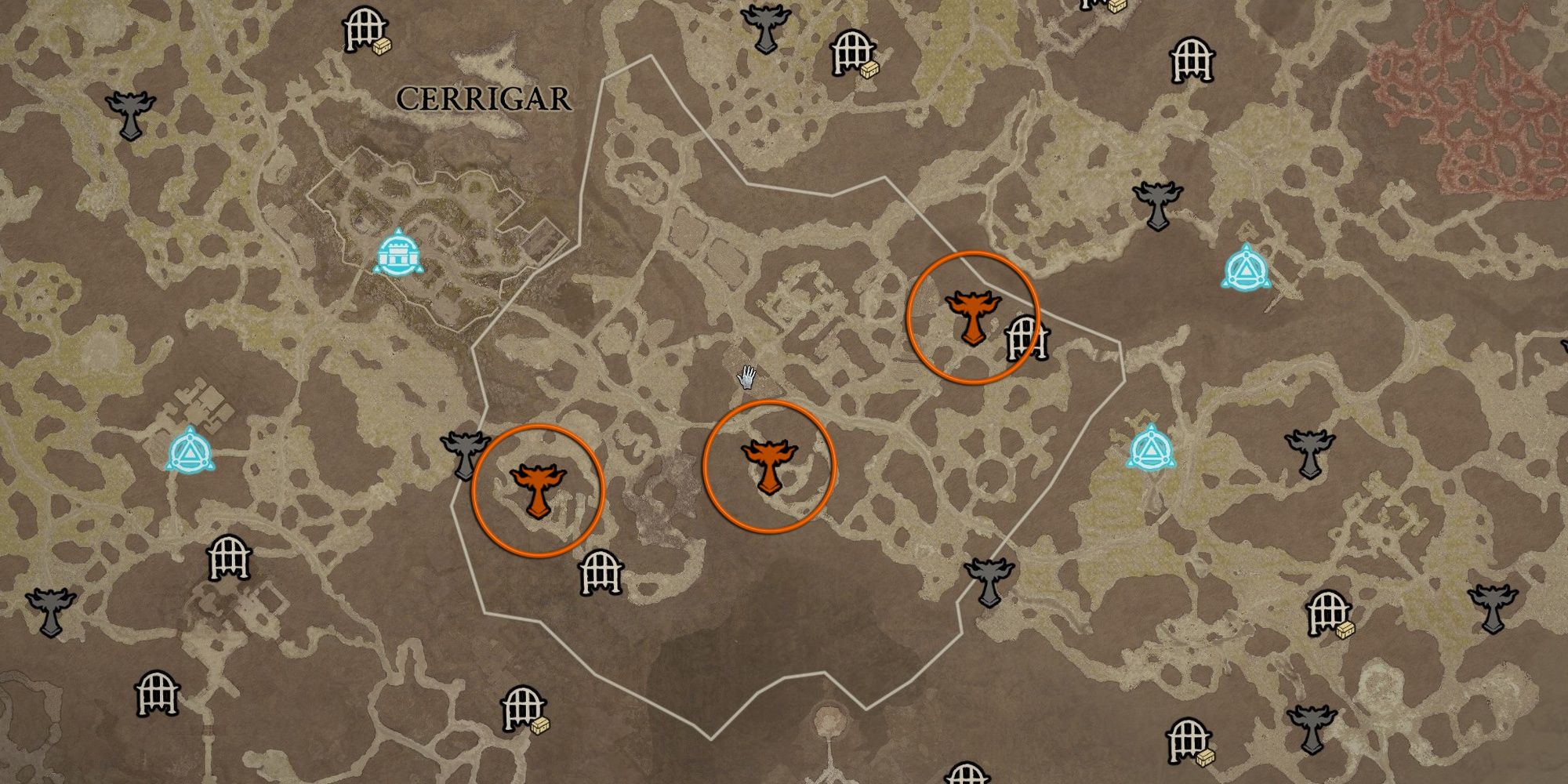 Diablo 4 Scosglen Altar Of Lilith Map Locations The Downs