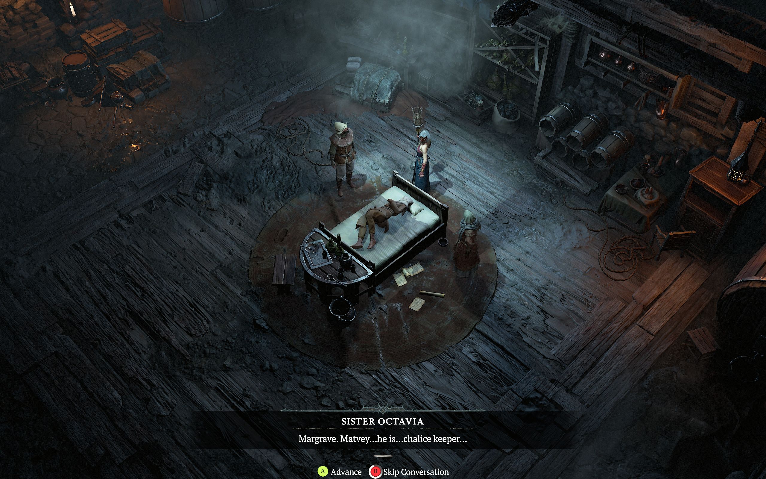 Diablo 4: Sister Octavia in the Sinister Cellar