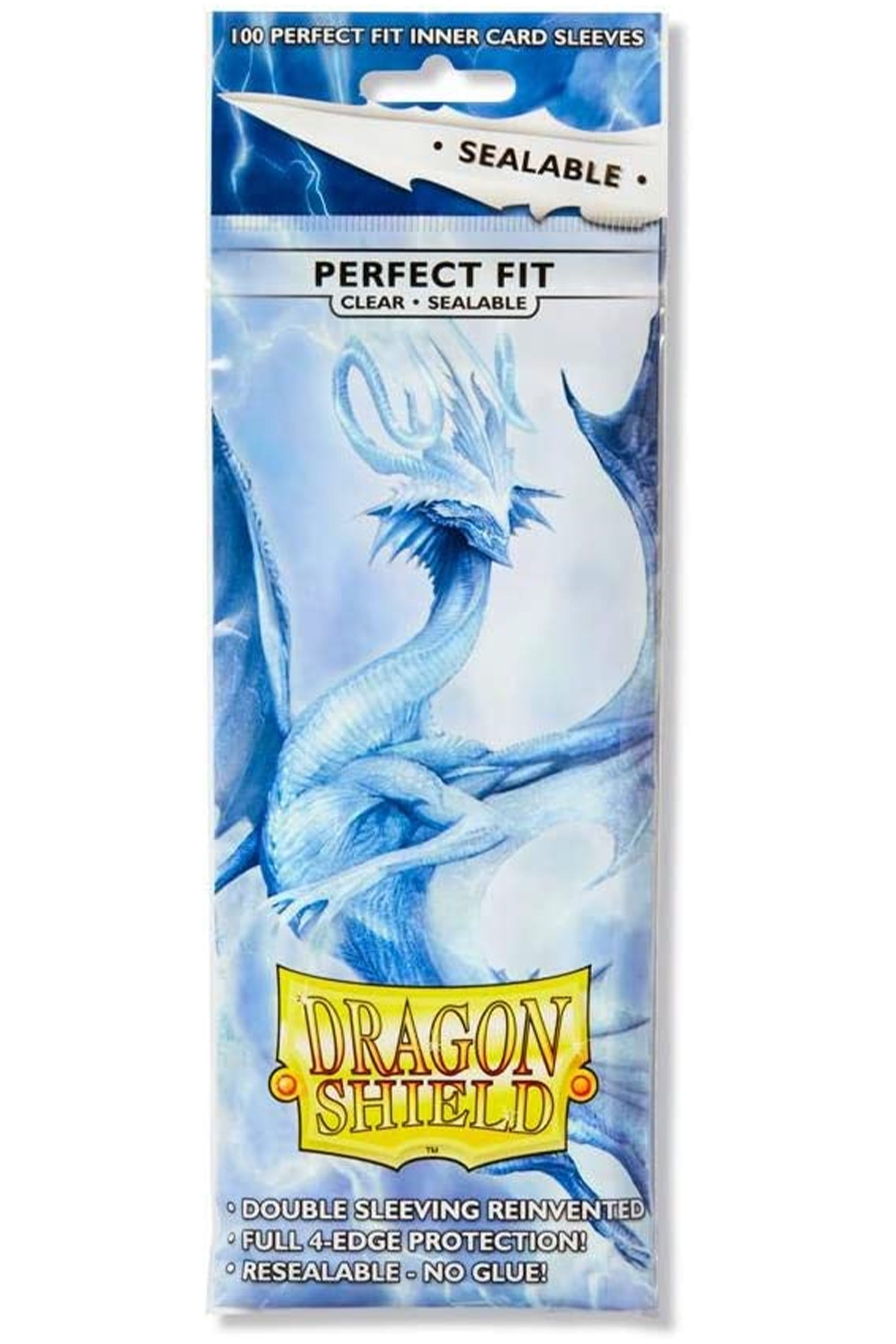 500 Perfect Fit Inner Card Sleeves** DRAGON SHIELD Sleeves Clear