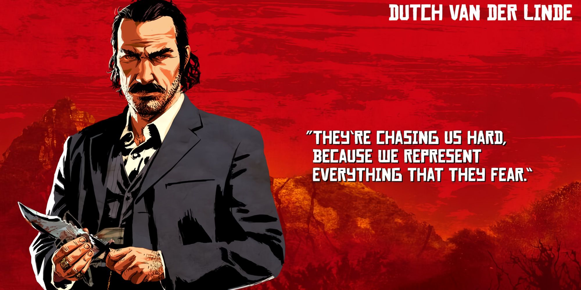 Dutch Van Der Linde Red Dead Redemption 2 Promotional Art-1