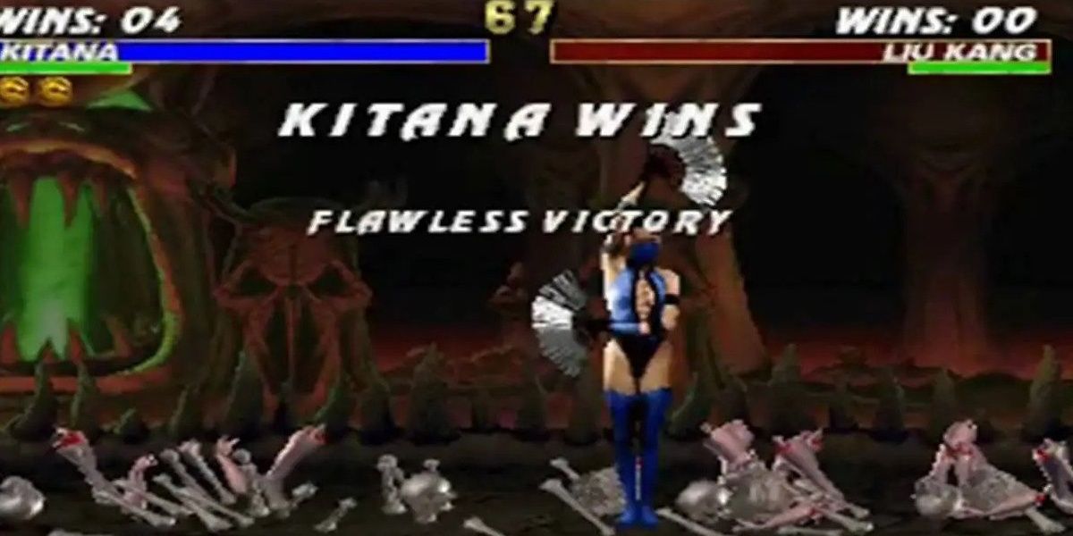 Mortal Kombat Kitana Flawless Victory
