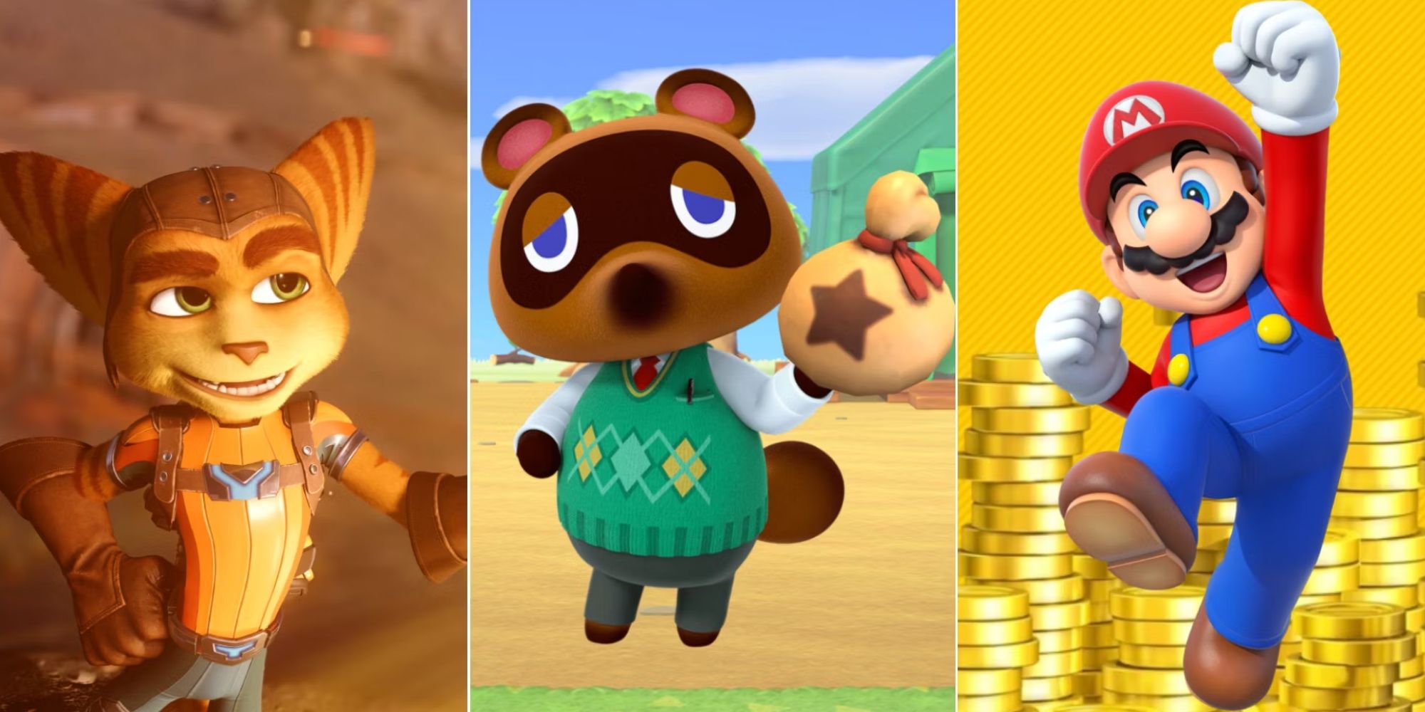 Games with unique currency - Ratchet and Clank, Animal Crossing, Super Mario