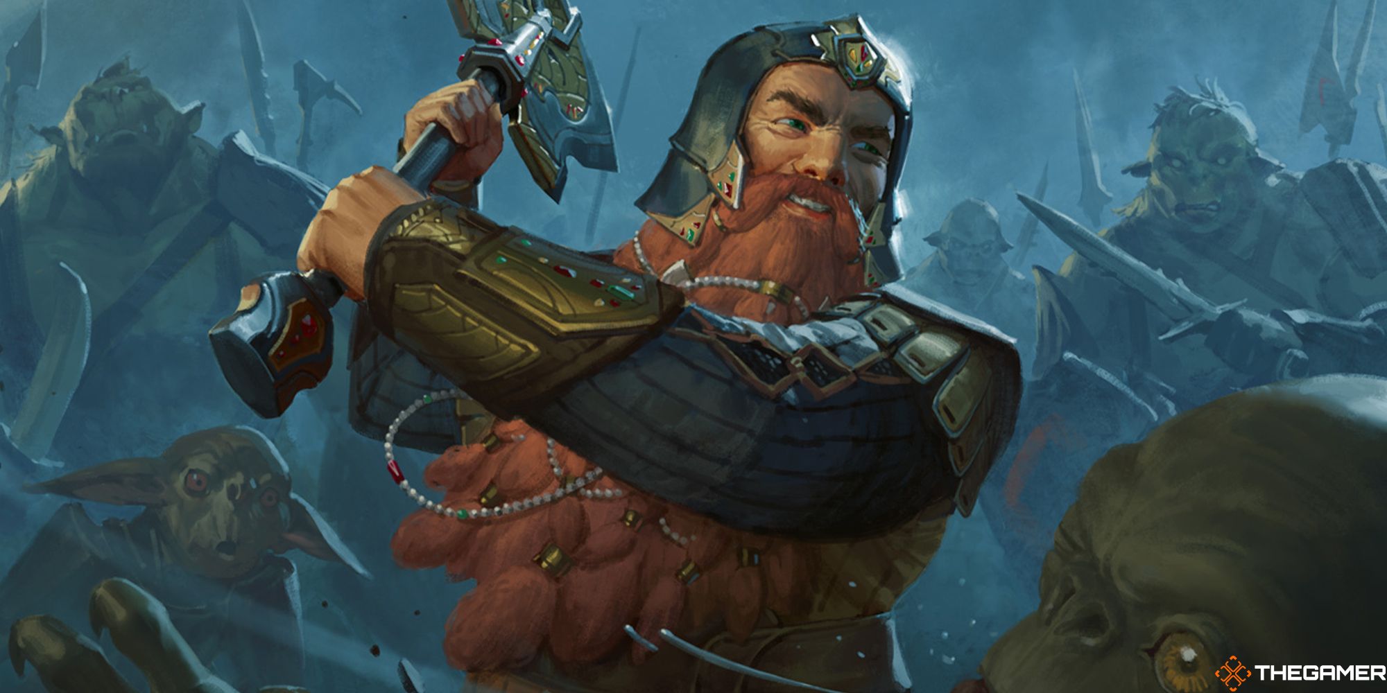 Gimli from Lord of the Rings in MTG
