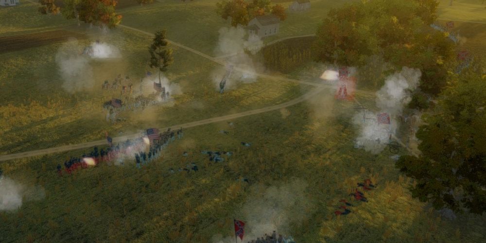 the battle of antietam in grand tactician: civil war