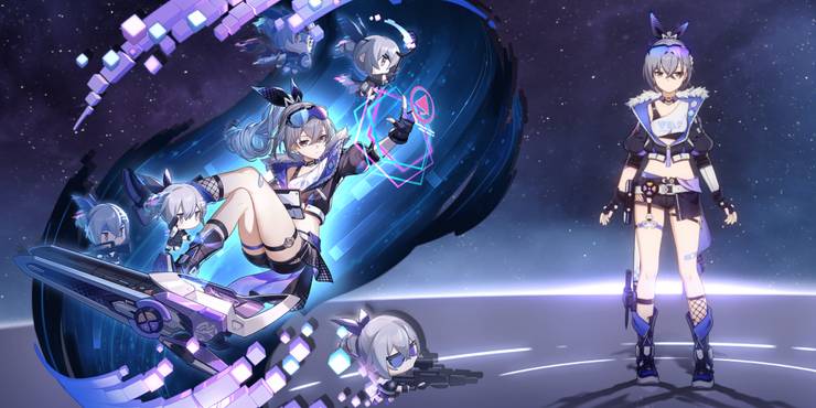 Honkai Star Rail Silver Wolf In Game and Splash Screen