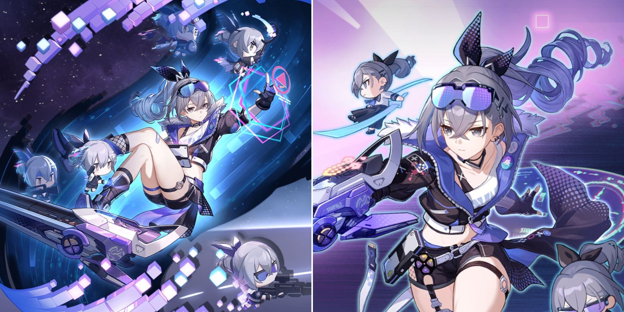 Honkai Star Rail Silver Wolf Splash Art And Banner Pose