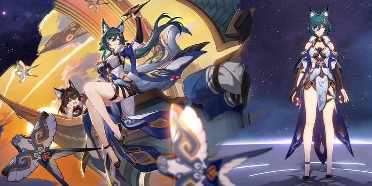 Honkai Star Rail Yukong Splash and Menu Art