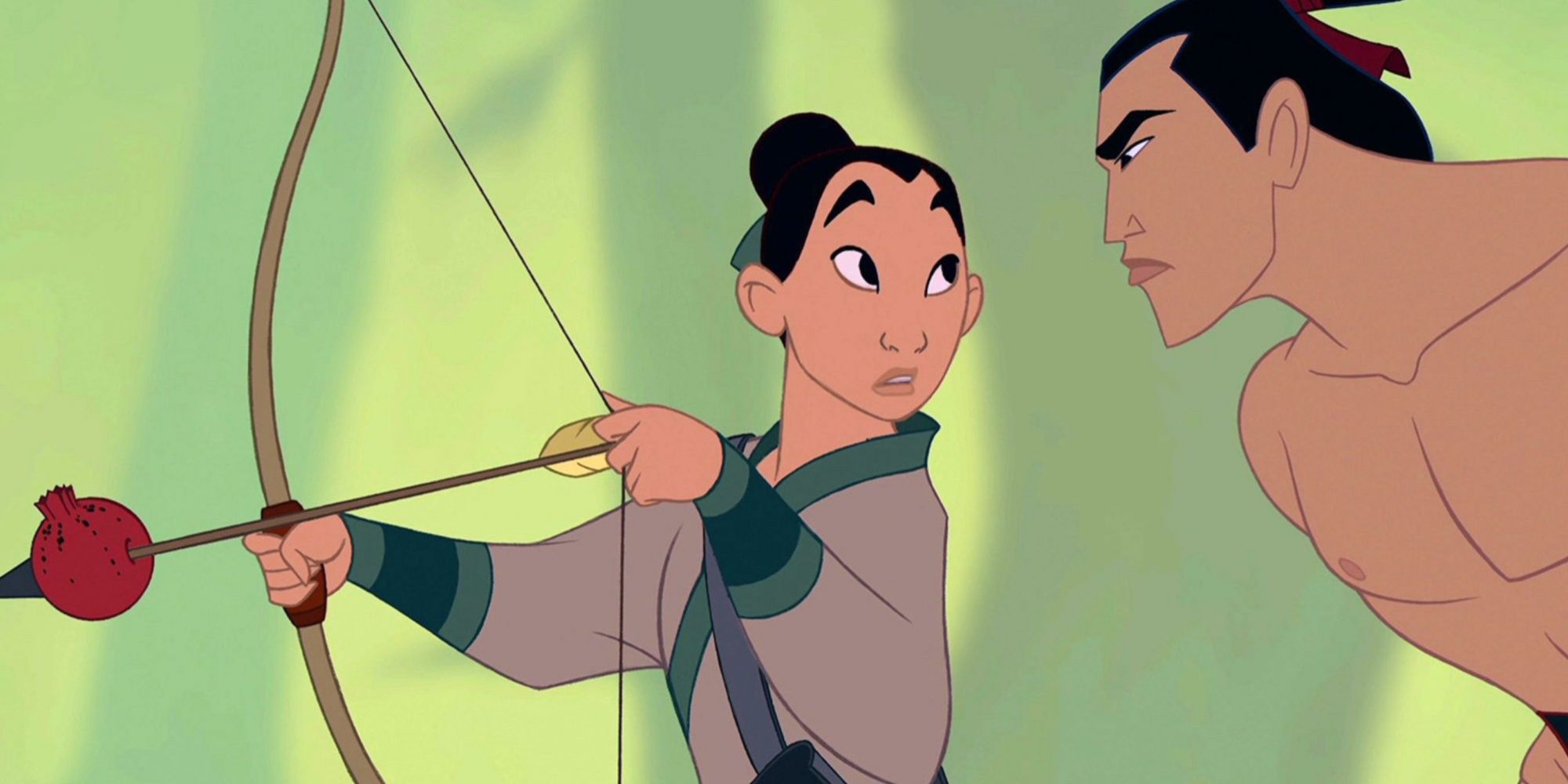 I will make a man out of you - Mulan screenshot mulan with bow