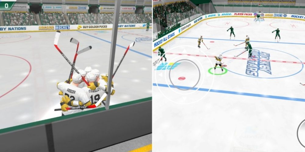 In-game Images From Hockey All Stars