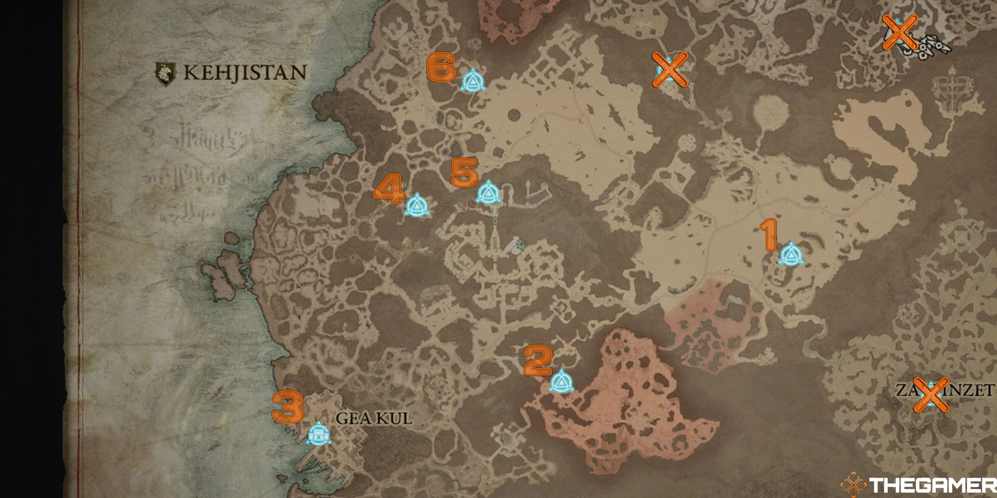 Where To Find Every Kehjistan Waypoint In Diablo IV