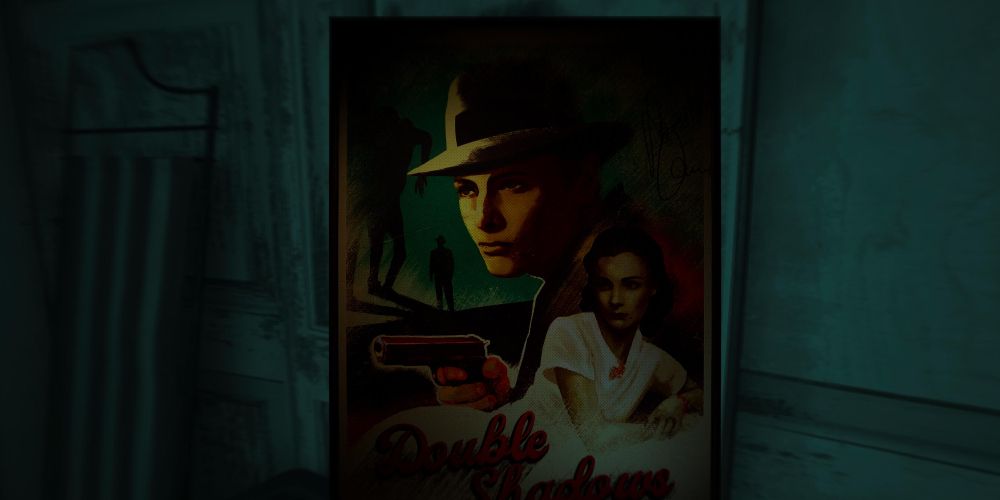 the double shadows movie poster in layers of fear 2023