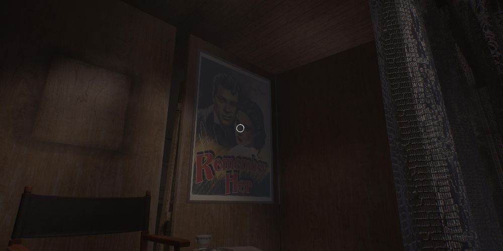 the poster for remember her on a wall in layers of fear 2023