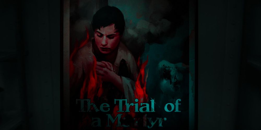 the poster for the trial of a martyr in layers of fear 2023