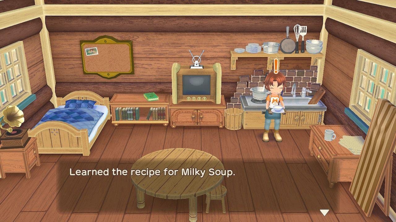 learning the recipe for milk soup story of seasons a wonderful life recipes sos awl recipes