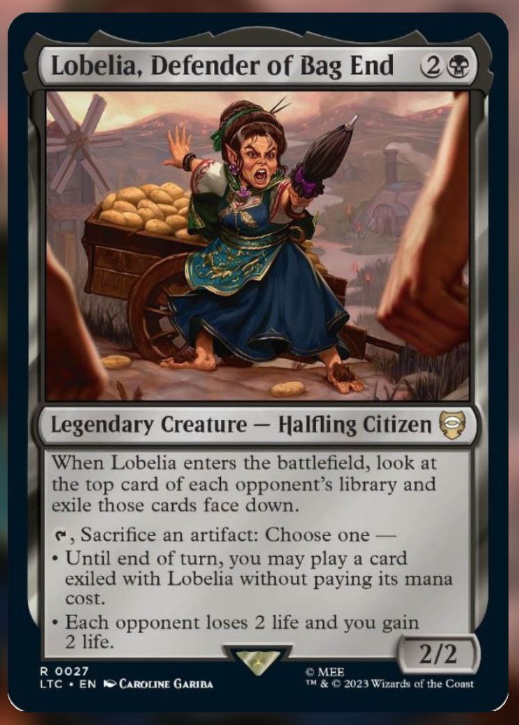 Lobelia, Defender of Bag End
