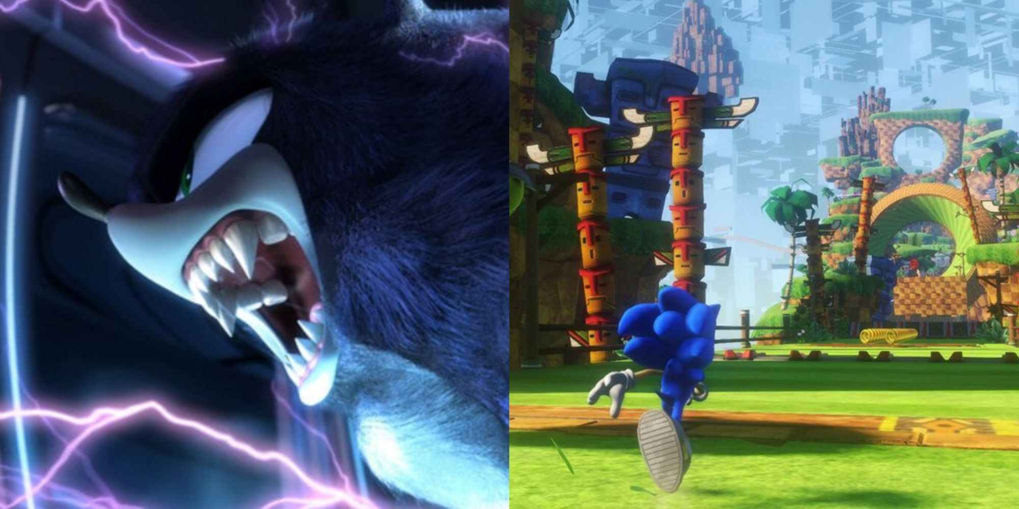 Longest Sonic Games Featured Split Image Sonic Unleashed and Sonic Frontiers