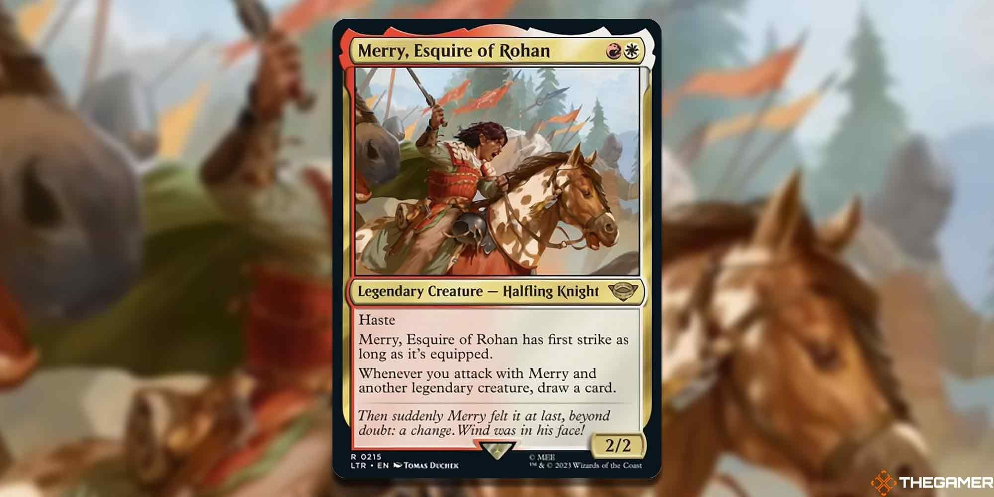 Merry, Esquire Of Rohan art from mtg