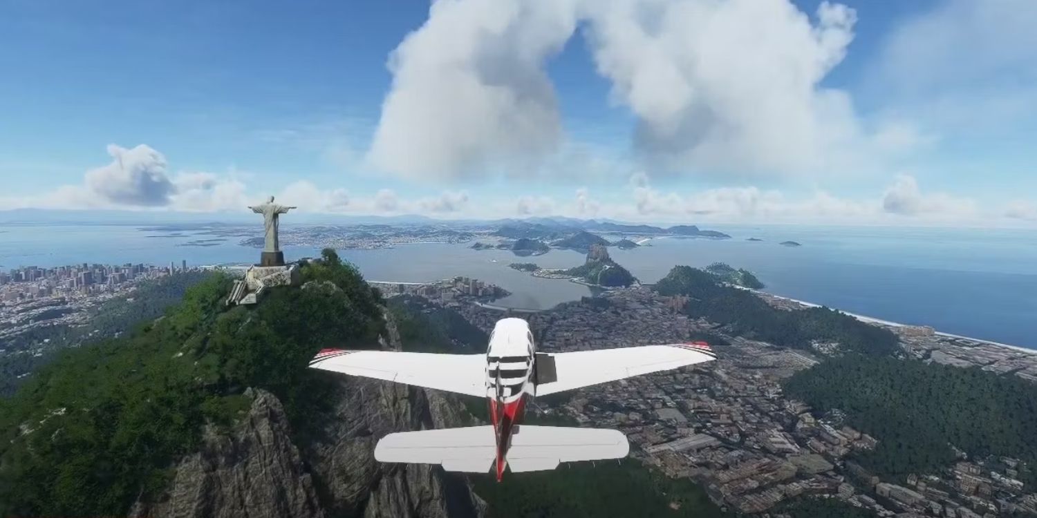 Microsoft Flight Simulator 2020 Flying Over Rio