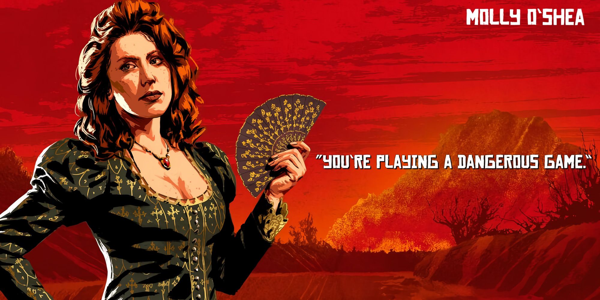 Molly O'Shea Red Dead Redemption 2 Promotional Art
