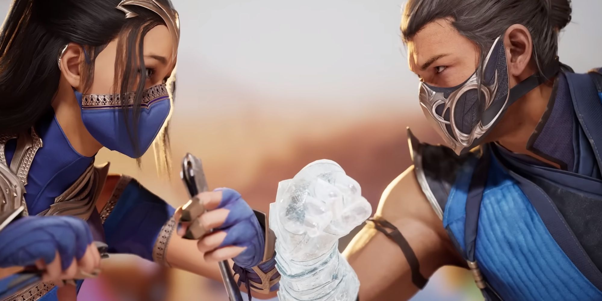 mortal kombat sub zero and kitana