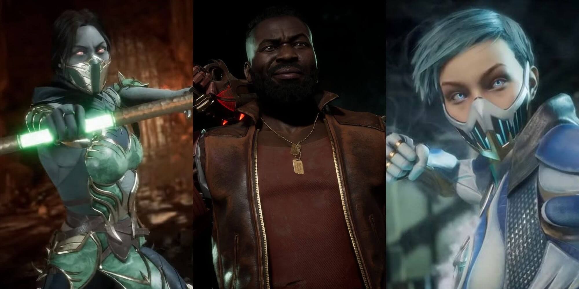Mortal Kombat 11 Rookies can master split image of three characters