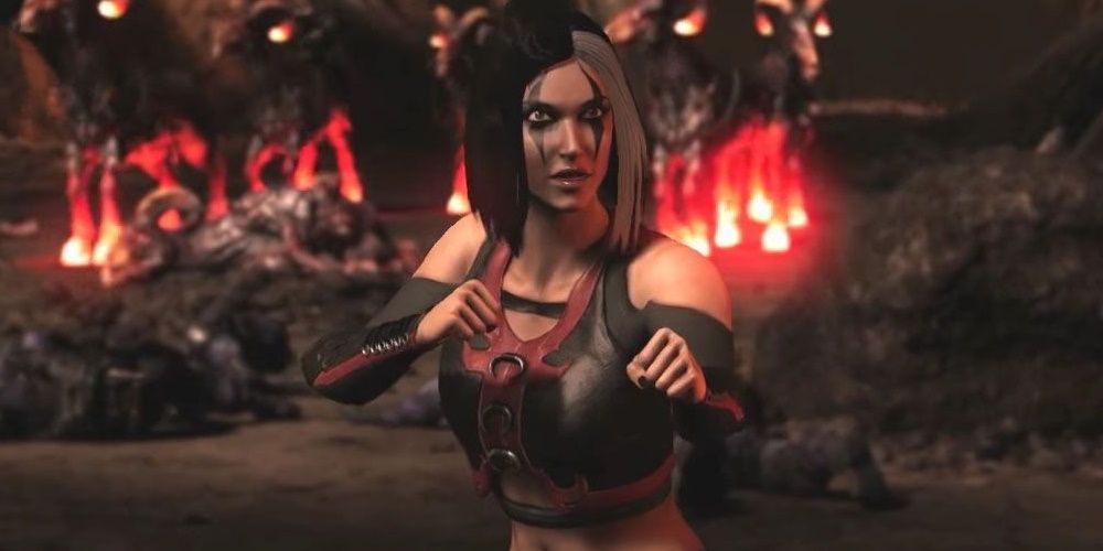 Mortal Kombat, Sareena in a fighting pose