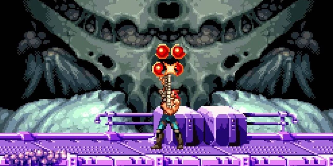 One of the final bosses from Contra 4 for DS.