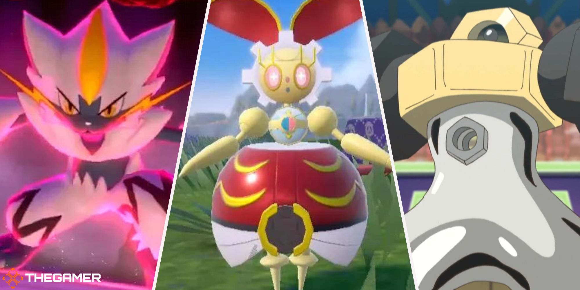 Pokemon - Melmetal, Shiny Zeraora, and Original Colour Magearna
