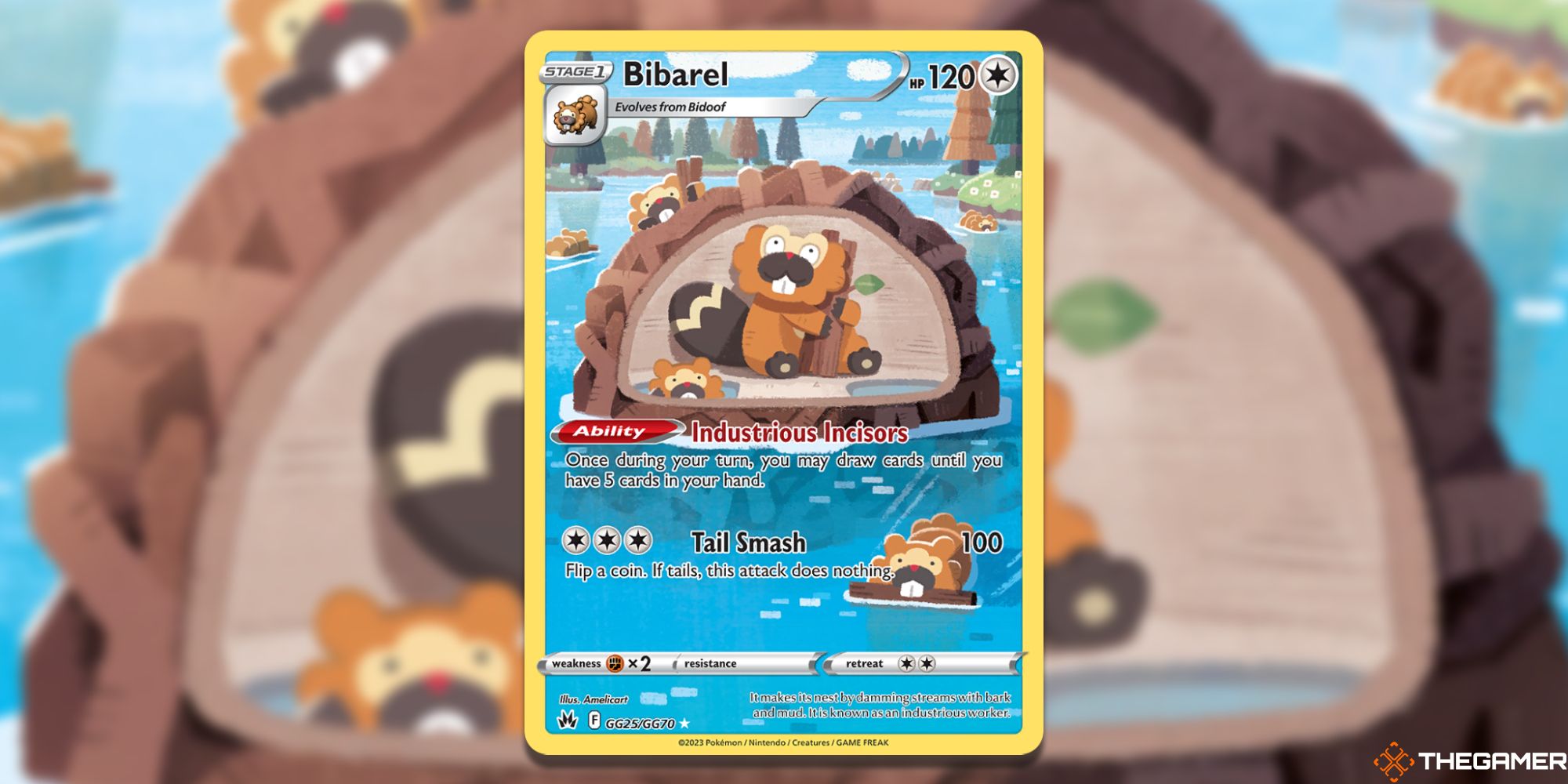 Pokemon TCG Bibarel Card