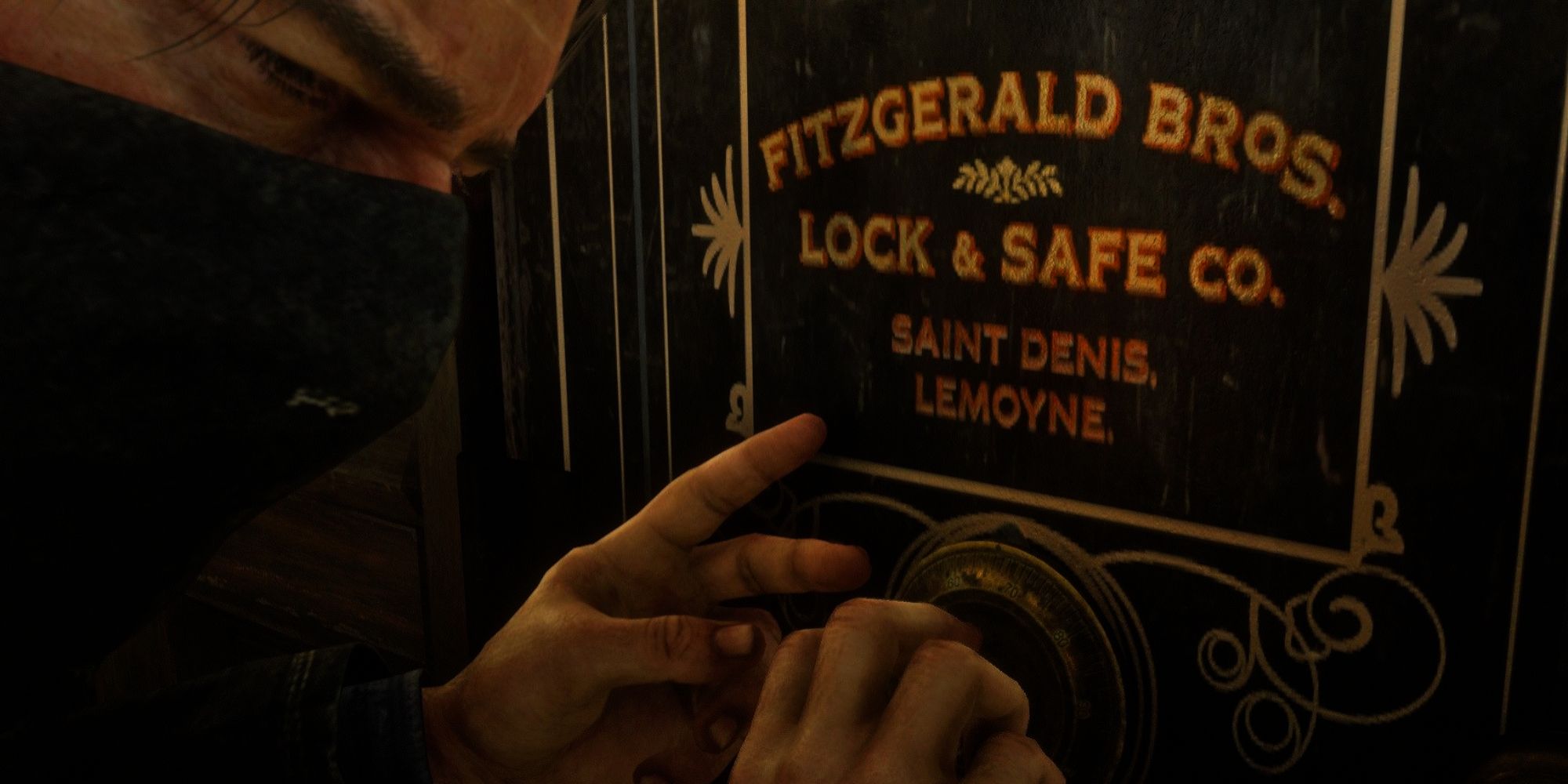 Red Dead Redemption 2 Screenshot Of Arthur Cracking Safe