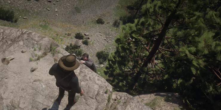 red-dead-redemption-2-man-from-blackwater-hanging-from-rock.jpg (740×370)