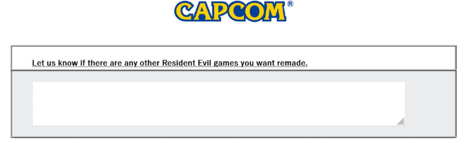 Resident Evil survey