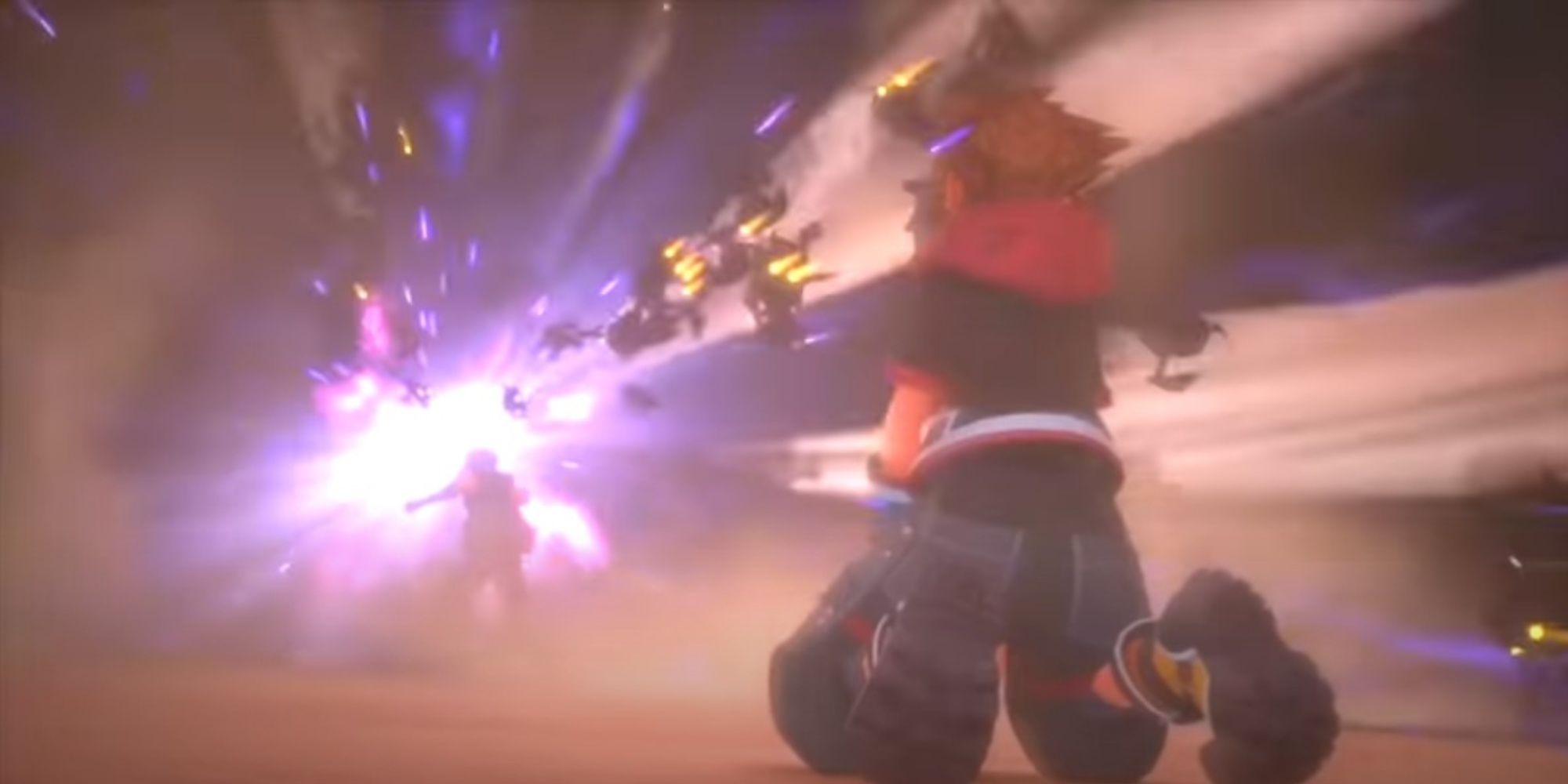 Riku sacrifices himself for Sora in Kingdom Hearts 3