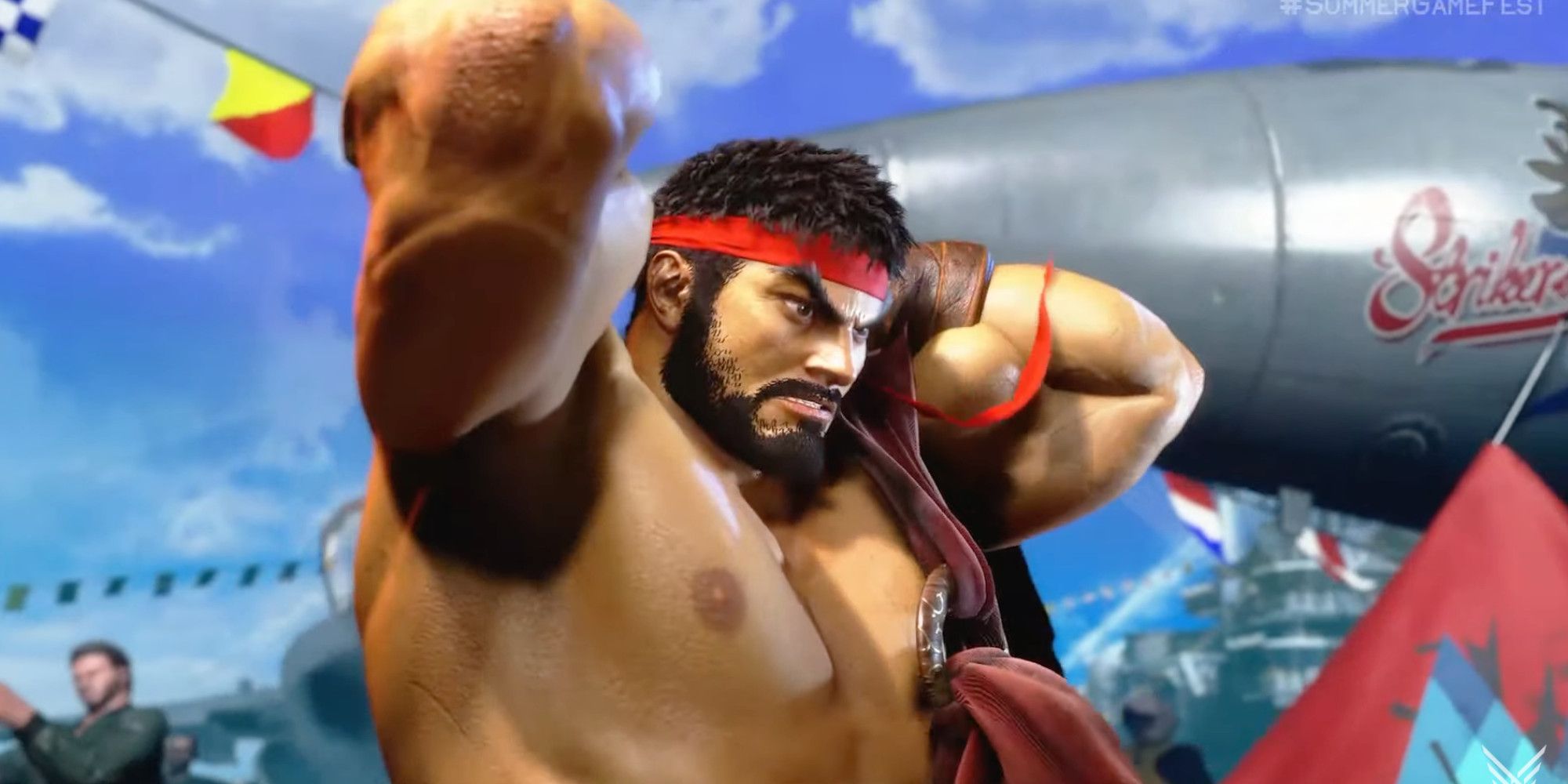 Ryu Tying His Headband In Street Fighter 6