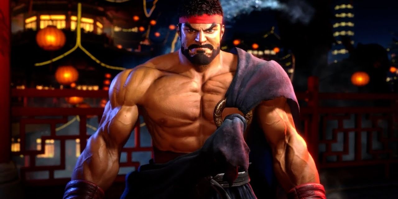 Ryu scowling at the viewer